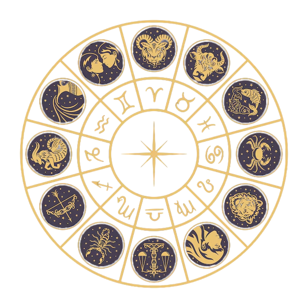 Left Astrological Compass
